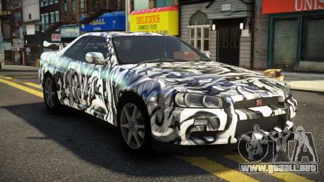 Nissan Skyline R34 ST-L S9 para GTA 4