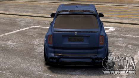 Rolls-Royce Cullinan Mansory para GTA 4