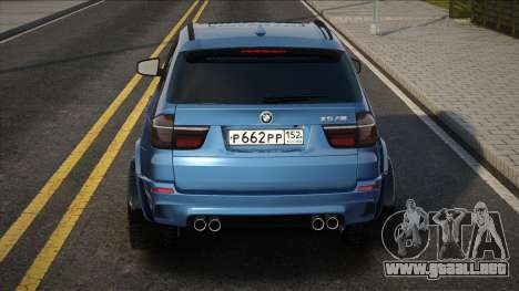 BMW X5M Azul para GTA San Andreas