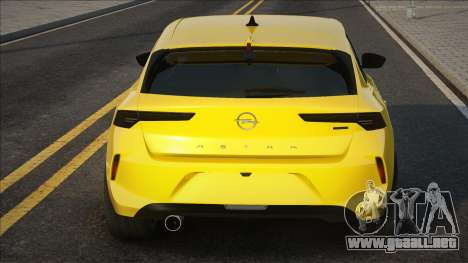 Opel Astra Yellow para GTA San Andreas