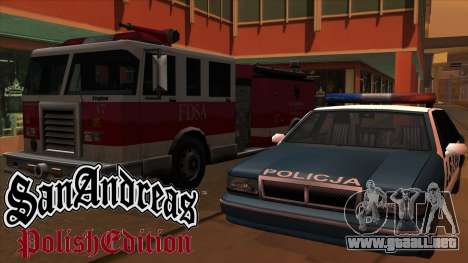 SanAndreasPolishEdition v 0.0.1 para GTA San Andreas