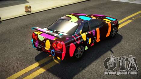 Nissan Skyline R34 ST-L S8 para GTA 4