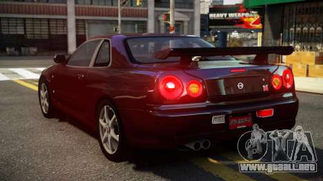 Nissan Skyline R34 ST-L para GTA 4