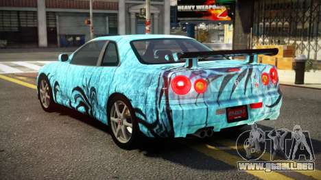 Nissan Skyline R34 ST-L S4 para GTA 4
