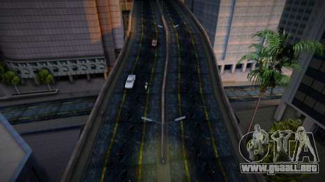 Carretera actualizada en calidad HD para GTA San Andreas
