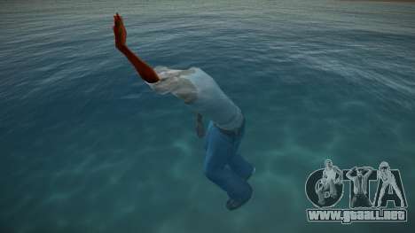 Ahora CJ se está ahogando en el agua para GTA San Andreas