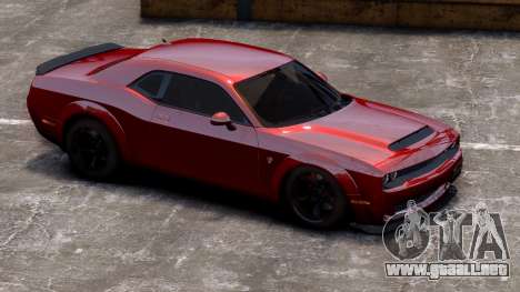 Dodge Challenger 2017 Demon para GTA 4