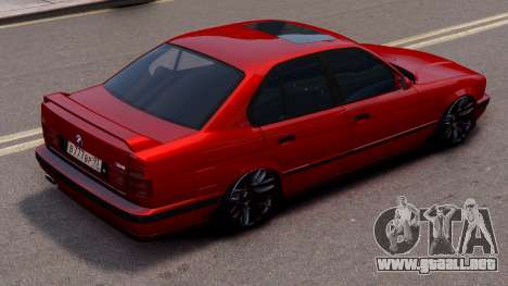 BMW M5 Rojo Stock para GTA 4