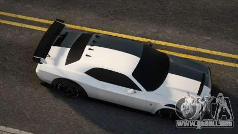 Dodge Challenger SRT [Black White] para GTA San Andreas