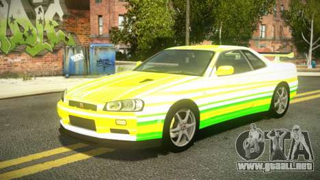 Nissan Skyline R34 ST-L S7 para GTA 4