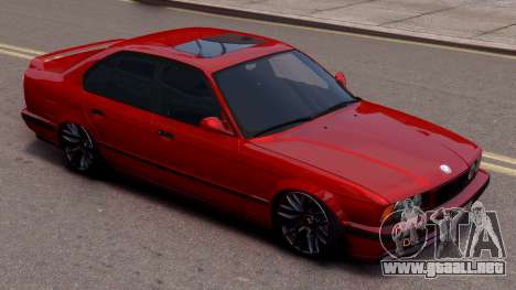 BMW M5 Rojo Stock para GTA 4