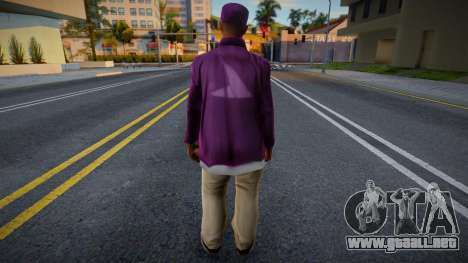 HQ Ballas Man v10 para GTA San Andreas