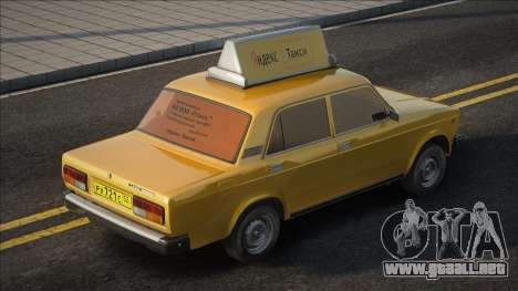 VAZ 2107 Yandex Taxi para GTA San Andreas