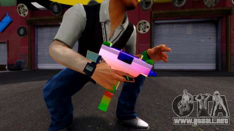 Rainbow Uzi para GTA 4