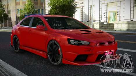 Mitsubishi Lancer Evo X LH-T para GTA 4