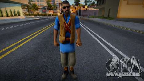 White mercenary v1 para GTA San Andreas