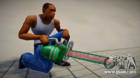 Chained Zombiefied Chainsaw para GTA San Andreas