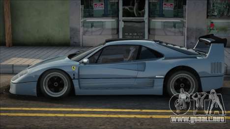 Ferrari F40 Major para GTA San Andreas