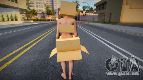 CardBord Gundam Cosplay skin para GTA San Andreas