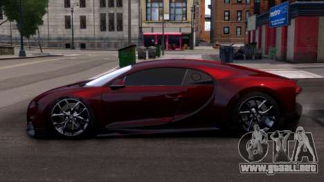 Bugatti Chiron 2017 para GTA 4