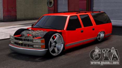 Chevrolet SubUrban Kolonki para GTA 4