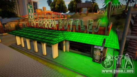 Nuevas texturas para diez botellas verdes para GTA San Andreas