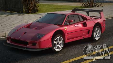 1989 Ferrari F40 LM para GTA San Andreas