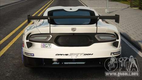 Dodge Viper GTS-R para GTA San Andreas