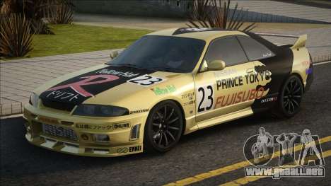 Nissan Skyline R33 Sticker para GTA San Andreas