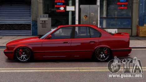 BMW M5 Rojo Stock para GTA 4