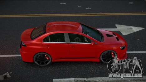 Mitsubishi Lancer Evo X LH-T para GTA 4