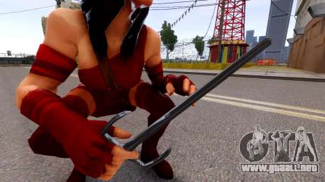 Elektra Knife para GTA 4