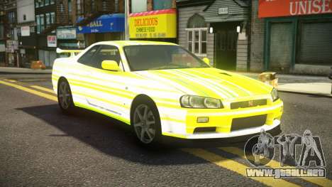 Nissan Skyline R34 ST-L S7 para GTA 4