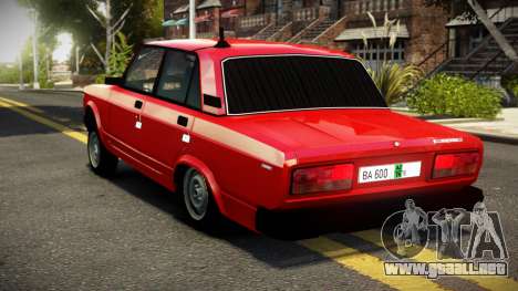 VAZ 2107 DS V1.2 para GTA 4