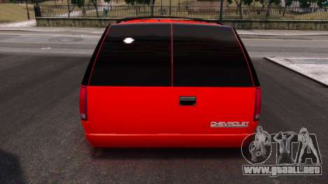 Chevrolet SubUrban Kolonki para GTA 4