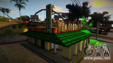 Nuevas texturas para diez botellas verdes para GTA San Andreas