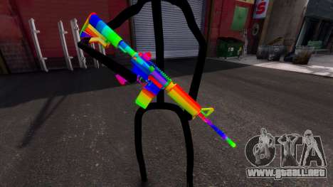 Rainbow M4 para GTA 4
