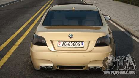 BMW Er-5 2009 Swiss para GTA San Andreas
