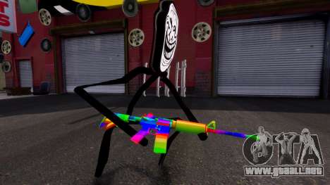 Rainbow M4 para GTA 4