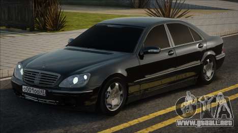 Mercedes-Benz S600 Negro Stock para GTA San Andreas