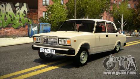 VAZ 2107 BW para GTA 4