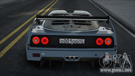 Ferrari F40 Major para GTA San Andreas