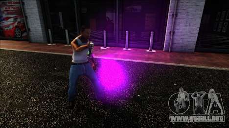 Color púrpura de la lata de spray con pintura para GTA San Andreas