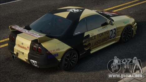 Nissan Skyline R33 Sticker para GTA San Andreas