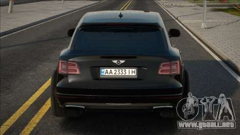Bentley Bentayga Negro para GTA San Andreas