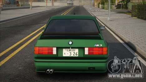 BMW M3 E30 Stock Green para GTA San Andreas