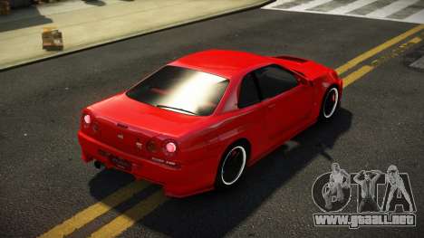 Nissan Skyline R34 ZUB para GTA 4