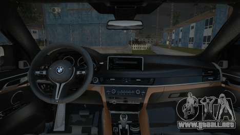 BMW X6M F86 CCD Stock para GTA San Andreas