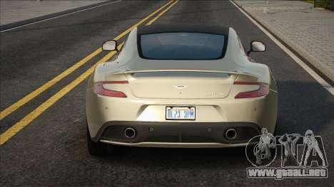 2013 Aston Martin Vanquish para GTA San Andreas