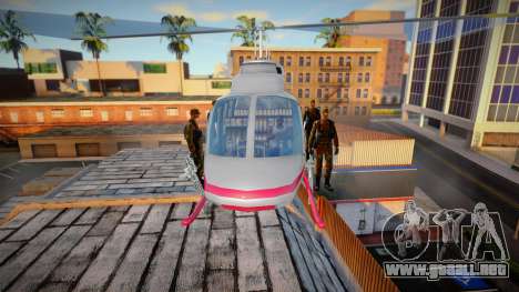 Llamar a los guardaespaldas a un helicóptero para GTA San Andreas